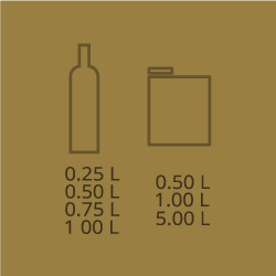 Olive oil size packages